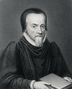 Richard Hooker (ca. 1554-1600), graviert von Edward Finden von Wenceslaus Hollar