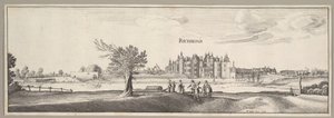 Richmond Palace, 1638 von Wenceslaus Hollar
