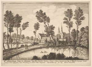 Abtei Rothendael von Wenceslaus Hollar