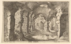 Ruinen des Kolosseums von Wenceslaus Hollar