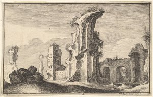 Ruinen von St. Croix de Jerusalem