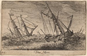 Meereslandschaft von Wenceslaus Hollar