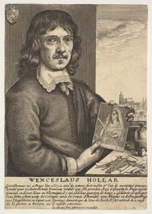 Selbstporträt von Wenceslaus Hollar