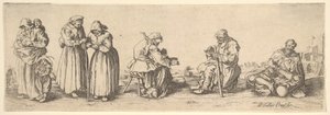 Sechs Männer und Frauen Bettler, 1630