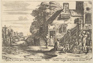 Frühling, 1629 von Wenceslaus Hollar