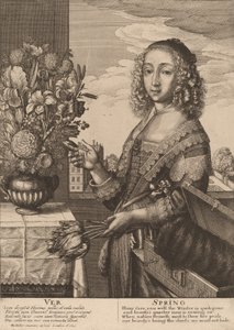 Frühling, 1641 von Wenceslaus Hollar