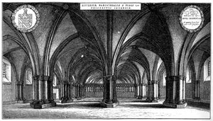 St Faiths Kirche in der Krypta der alten St Pauls Kathedrale, London, 1657, 1892 von Wenceslaus Hollar