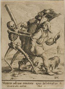 Der Hausierer und der Tod von Wenceslaus Hollar
