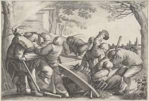 Kämpfende Bauern