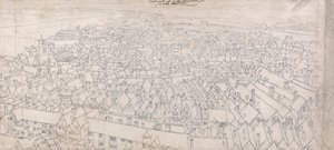 Ansicht des östlichen Teils von Southwark, Blick Richtung Greenwich von Wenceslaus Hollar