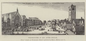 Westminster im Jahr 1650 von Wenceslaus Hollar
