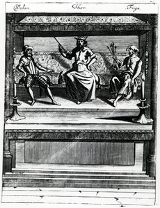 Woden, Thor und Friga von Wenceslaus Hollar