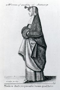 Dame von Qualität aus Antwerpen, 1643