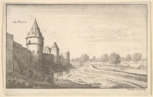 Zu Düren, 1664 von Wenceslaus Hollar