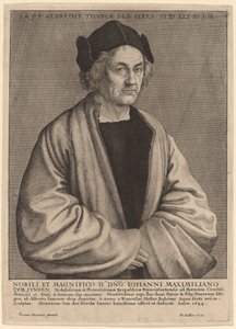 Albrecht Dürers Vater von Wenceslaus Hollar after Albrecht Dürer