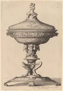 Verzierter Kelch von Wenceslaus Hollar after Hans Holbein the Younger
