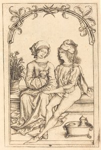 Die Liebenden von Wenzel von Olmutz after Master of the Housebook