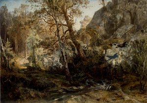 Finnische Waldlandschaft von Werner Holmberg