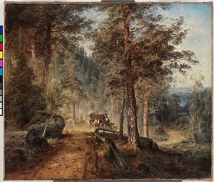 Straße in Häme (Ein Heißer Sommertag) von Werner Holmberg