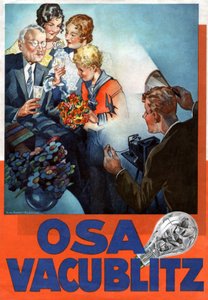 Werbung für die Marke OSRAM, um 1935