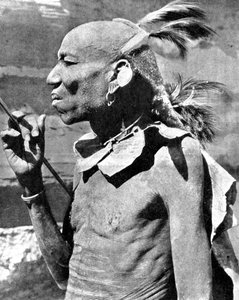Ein Turkana-Stammesangehöriger, Kenia, Afrika, 1936