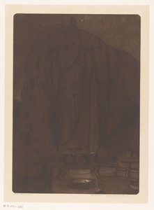Statue des Buddha Avukana bei Kekirawa auf Sri Lanka von Wijnand Otto Jan Nieuwenkamp (signed by artist)