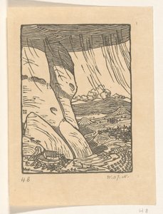 Bau der Arche Noah von Wijnand Otto Jan Nieuwenkamp (signed by artist)