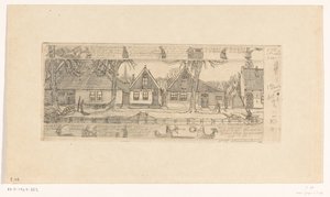 Das Bauernviertel, Edam von Wijnand Otto Jan Nieuwenkamp (signed by artist)