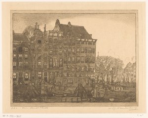 Häuser an der Prins Hendrikkade in Amsterdam