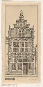 Fassade des Edams Museums von Wijnand Otto Jan Nieuwenkamp (signed by artist)