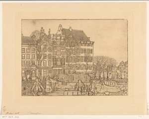 Häuser an der Prins Hendrikkade in Amsterdam