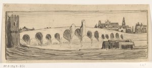 Römische Brücke über den Guadalquivir in Córdoba von Wijnand Otto Jan Nieuwenkamp