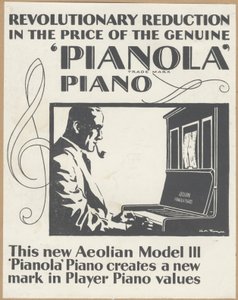 Aeolian Company Pianolas, 1920er Jahre