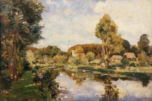 Der Avon bei Great Dunford von Wilfred Gabriel de Glehn