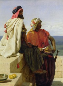 Sarazenen vor ihrer Stellung, 1864