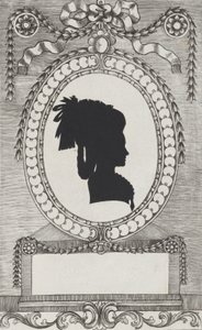 Silhouette von Gräfin Lodroni, 1784-1834 von Wilhelm Ackermann