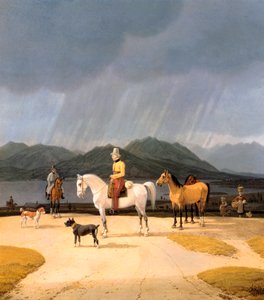 Reiter am Tegernsee (1832) von Wilhelm Alexander Kobell