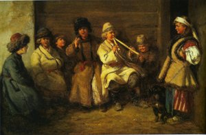 Kinder beim Ostersingen von Wilhelm Amandus Beer