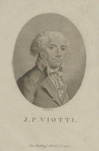 Porträt des Komponisten Giovanni Battista Viotti 1755-1824, um 1800 von Wilhelm Arndt