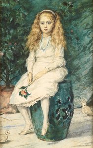 Porträt von Nina Lehmann, neun Jahre alt, nach Millais von Wilhelm Auguste Rudolf Lehmann