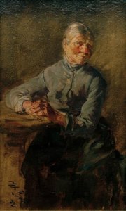Alte Frau von Wilhelm Busch