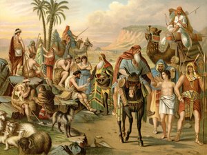 Joseph wird von seinen Brüdern verkauft von Wilhelm Ebbinghaus