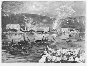 Kaiser Franz Joseph I. und Kaiser Wilhelm II. in Opatija