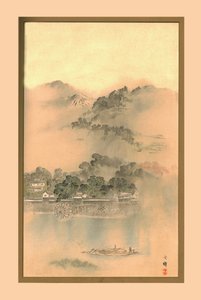 Ein Frühlingsmorgen am Fluss Yodo von Wilhelm Greve