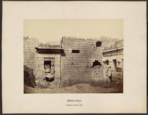 Medinet-Habou, Theben, erster Hof von Wilhelm Hammerschmidt