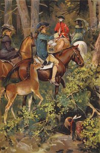 Szene aus Der letzte Mohikaner von James Fenimore Cooper