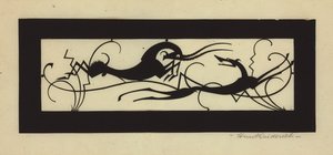 Ziege und Hund von Wilhelm Hunt Diederich
