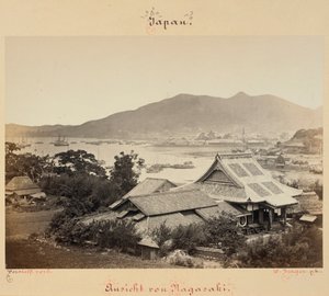 Ansicht von Nagasaki von Wilhelm J. Burger