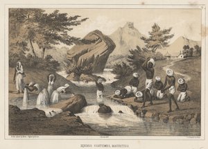 Hindoo-Kostüme, Mauritius, 1855