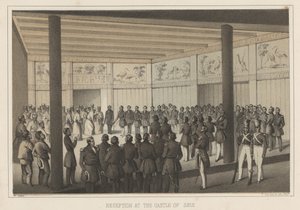 Empfang im Schloss von Shui, 1855 von Wilhelm Joseph Heine